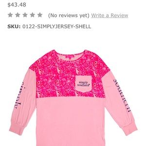 Brand new w tags, Simply Southern jersey. Looks like a Lilly Pulitzer…